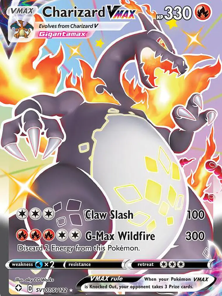 Charizard VMAX #SV107 1