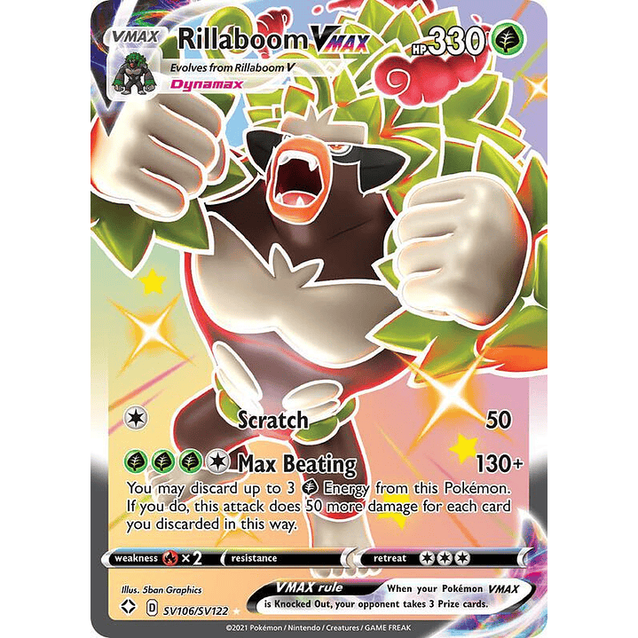 Rillaboom VMAX #SV106 1