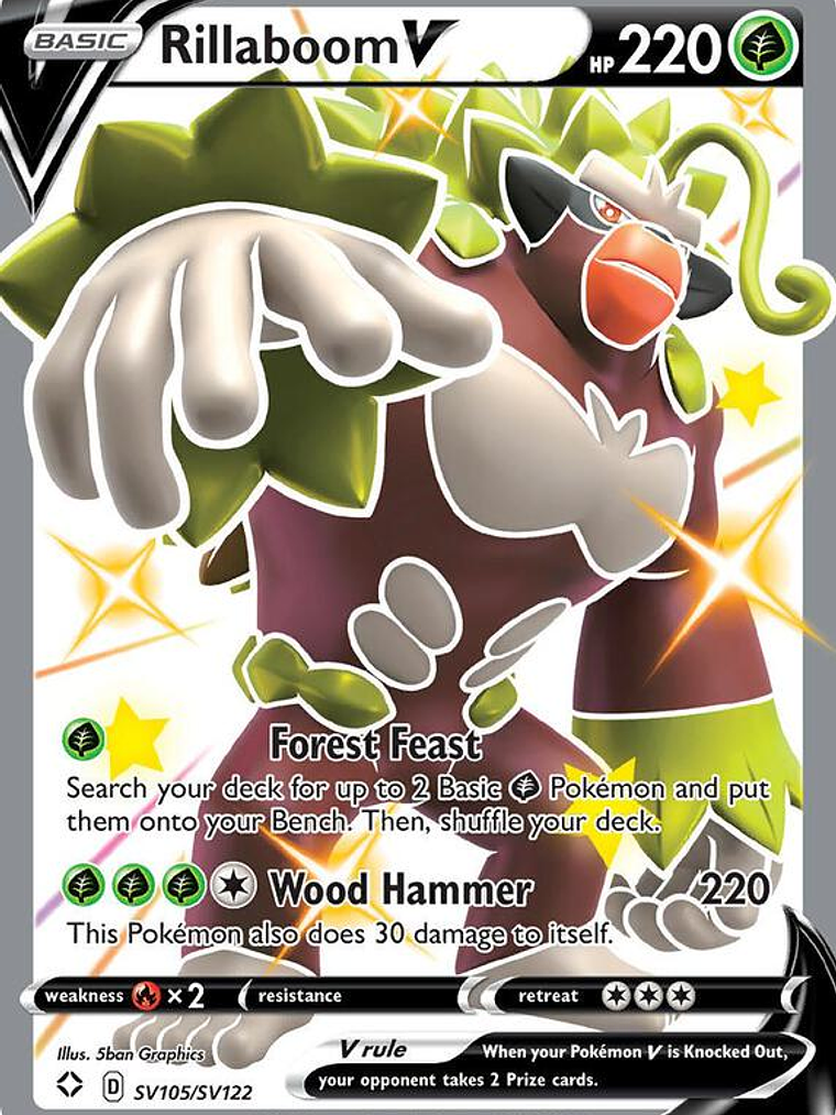 Rillaboom V #SV105 1