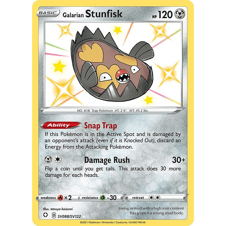 Galarian Stunfisk #SV088 1