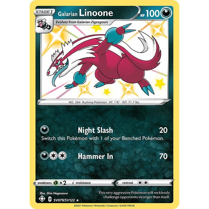Galarian Linoone #SV079 1