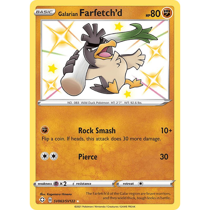 Galarian Farfetch'd #SV063 1
