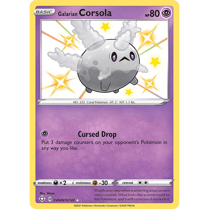 Galarian Corsola #SV049 1