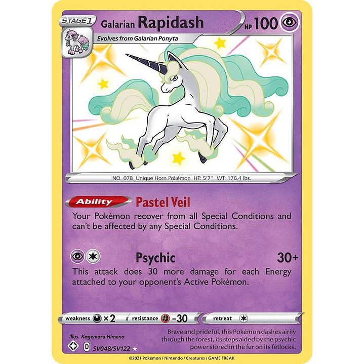 Galarian Rapidash #SV048 1