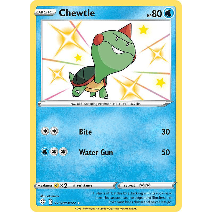 Chewtle #SV028 1