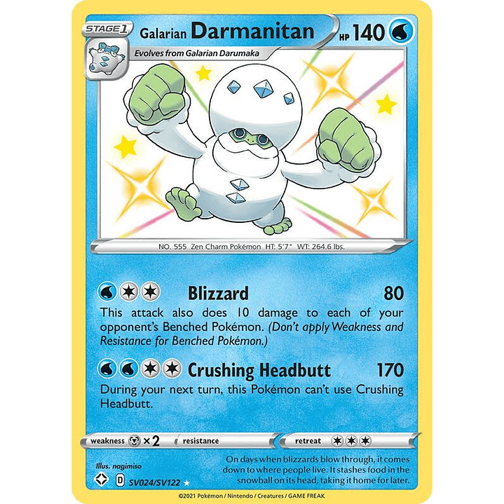 Galarian Darmanitan #SV024 1