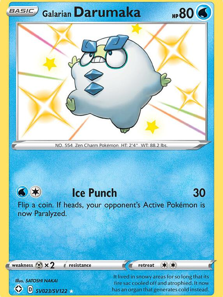 Galarian Darumaka #SV023 1