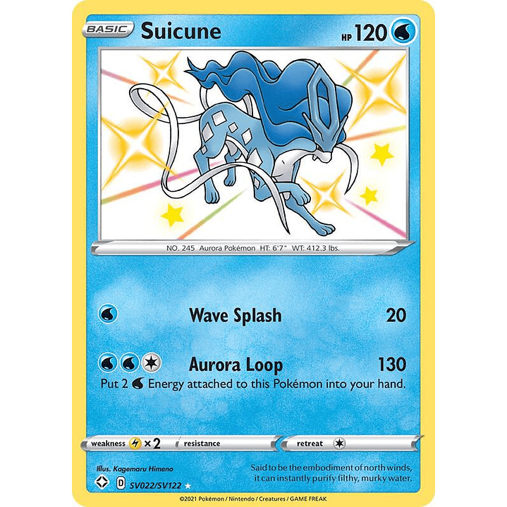 Suicune #SV022 1