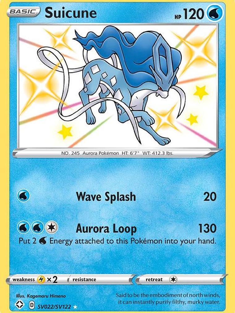 Suicune #SV022 1