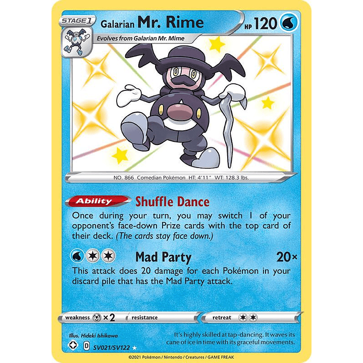 Galarian Mr. Rime #SV021 1