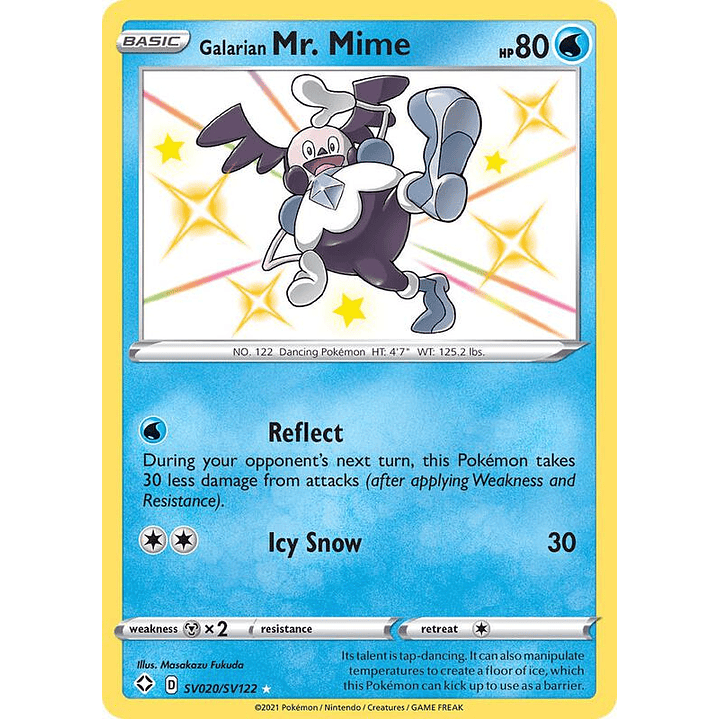 Galarian Mr. Mime #SV020 1
