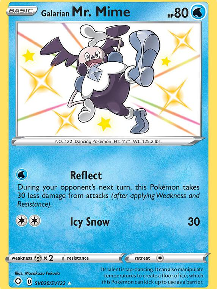 Galarian Mr. Mime #SV020 1