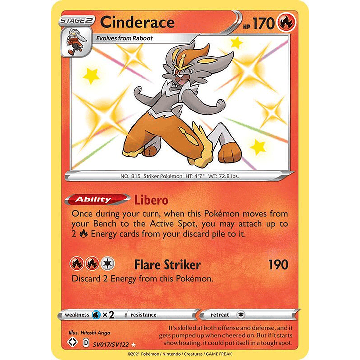 Cinderace #SV017 1