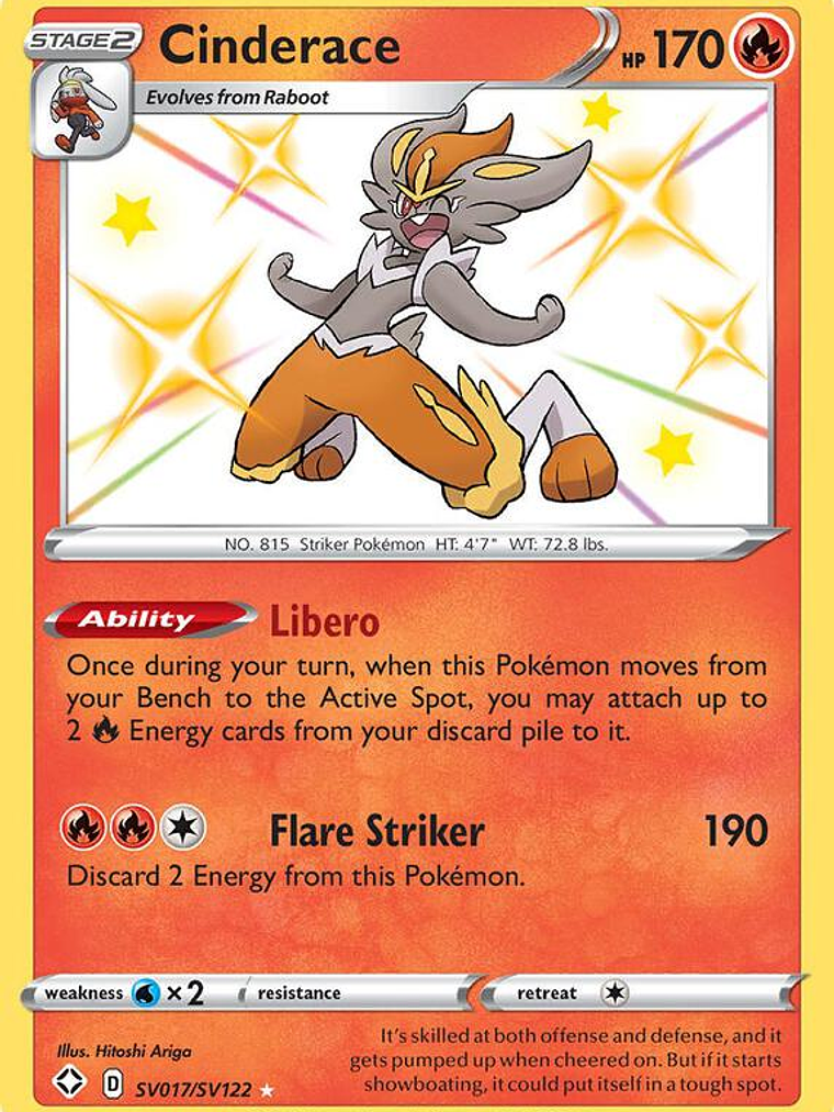 Cinderace #SV017 1