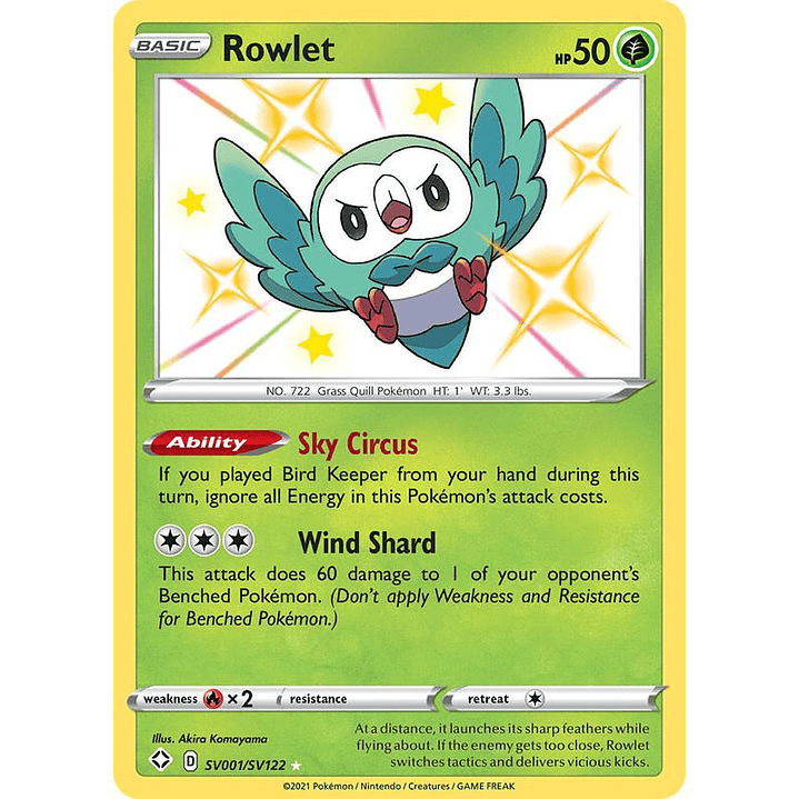 Rowlet #SV001 1