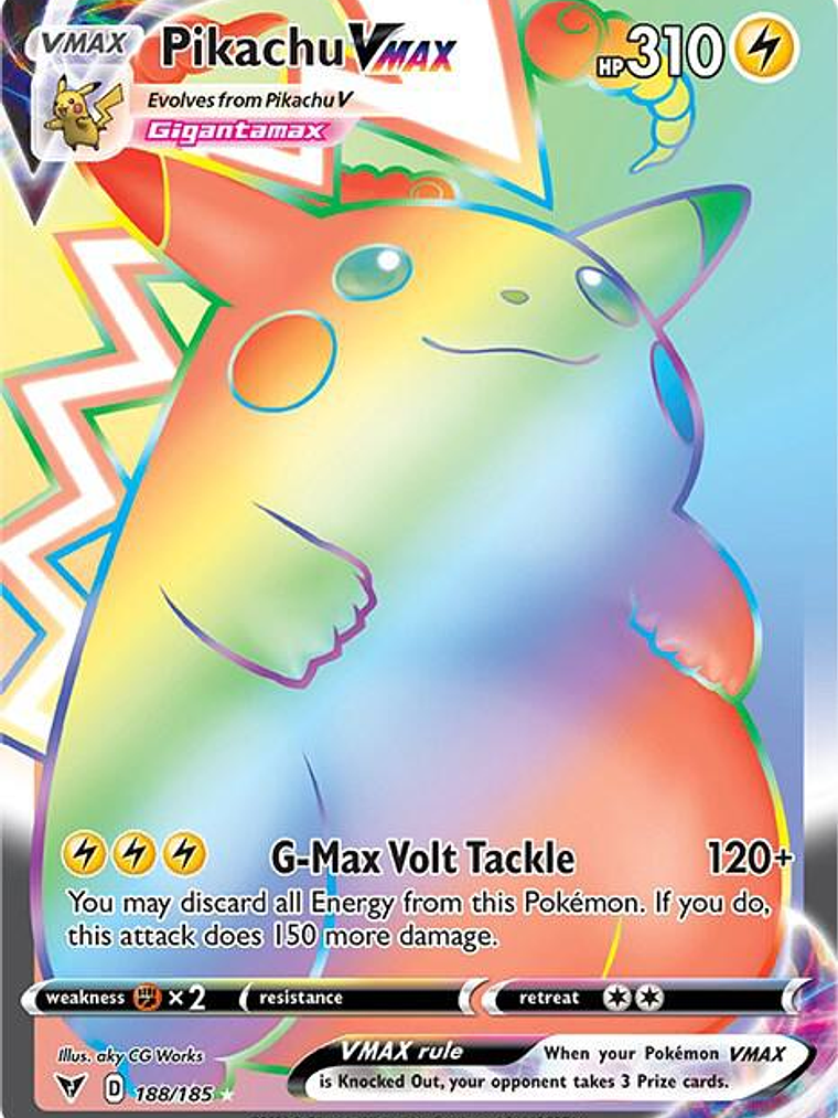 Pikachu VMAX #188 1