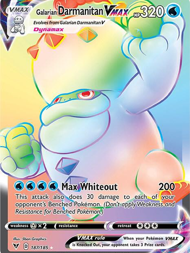Galarian Darmanitan VMAX #187 1