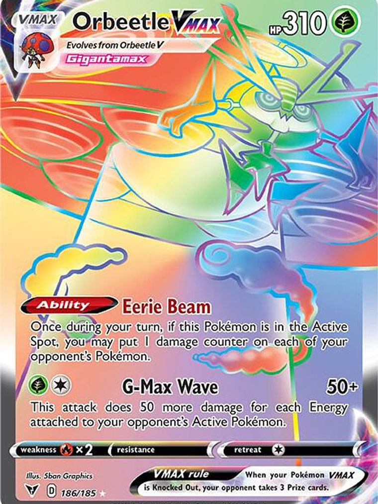 Orbeetle VMAX #186 1