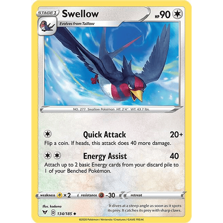 Swellow #134 1