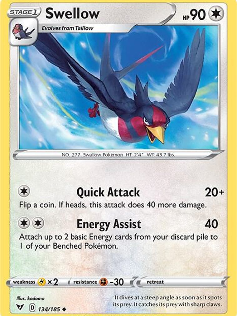 Swellow #134 1