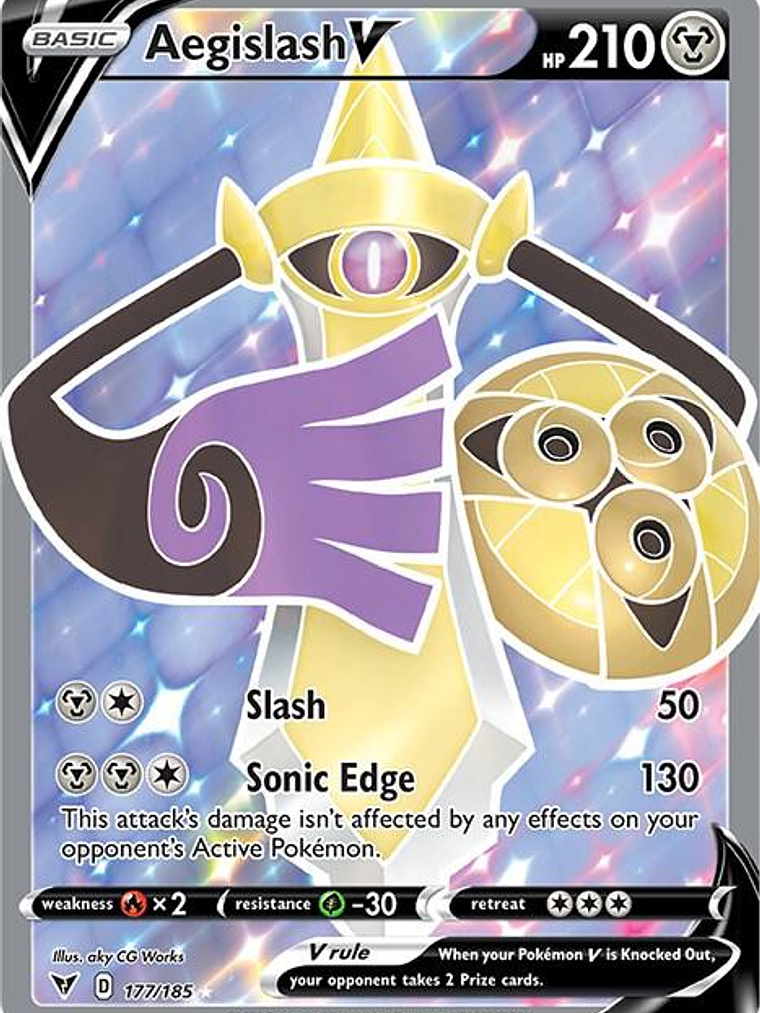 Aegislash V #177 1
