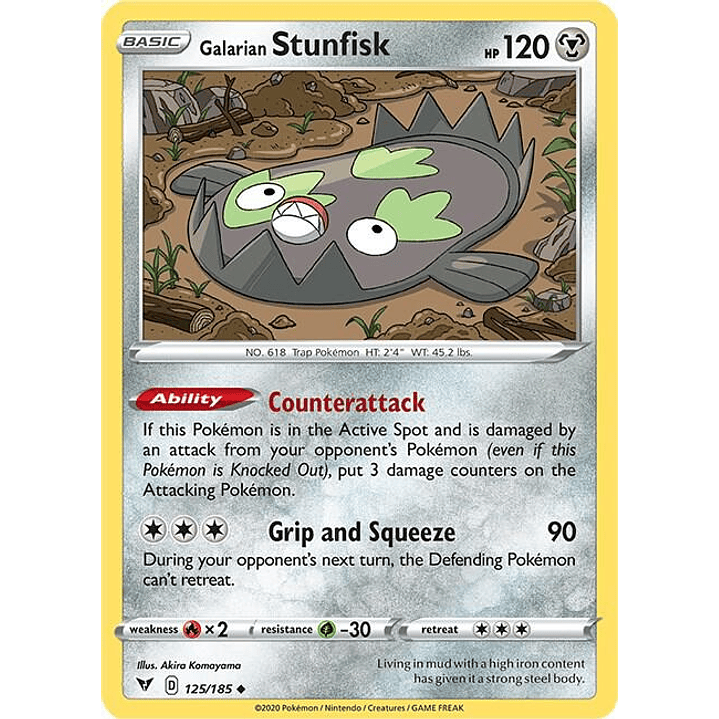 Galarian Stunfisk #125 1