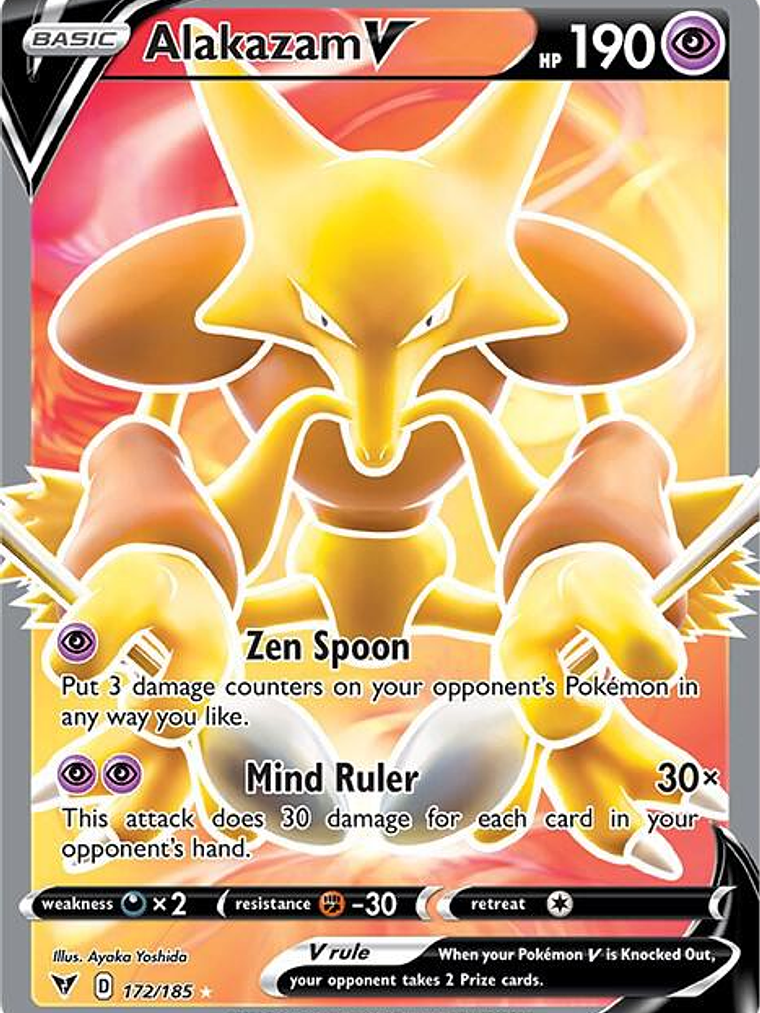 Alakazam V #172 1