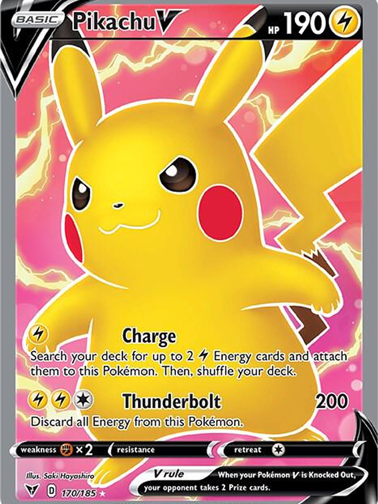 Pikachu V #170 1