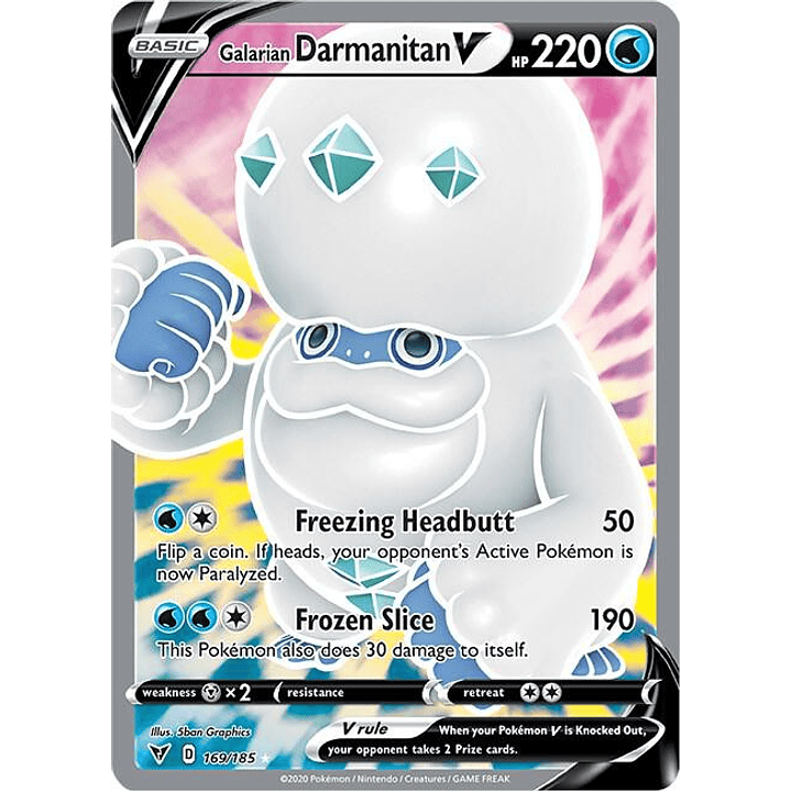 Galarian Darmanitan V #169 1