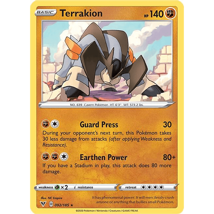 Terrakion #092 1