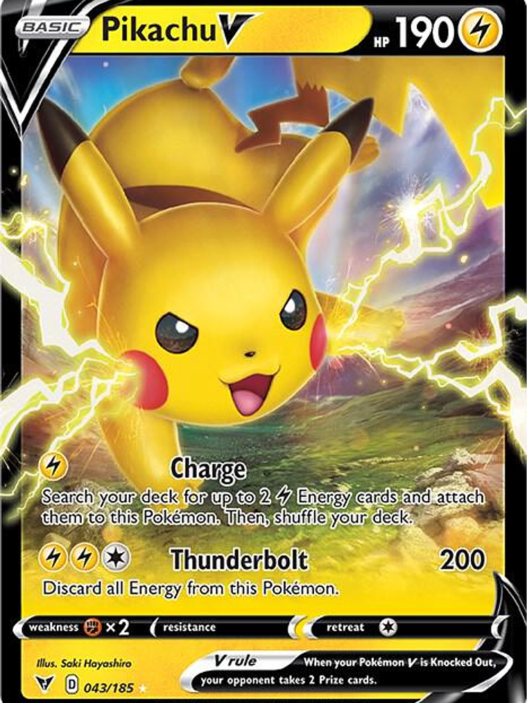 Pikachu V #043 1