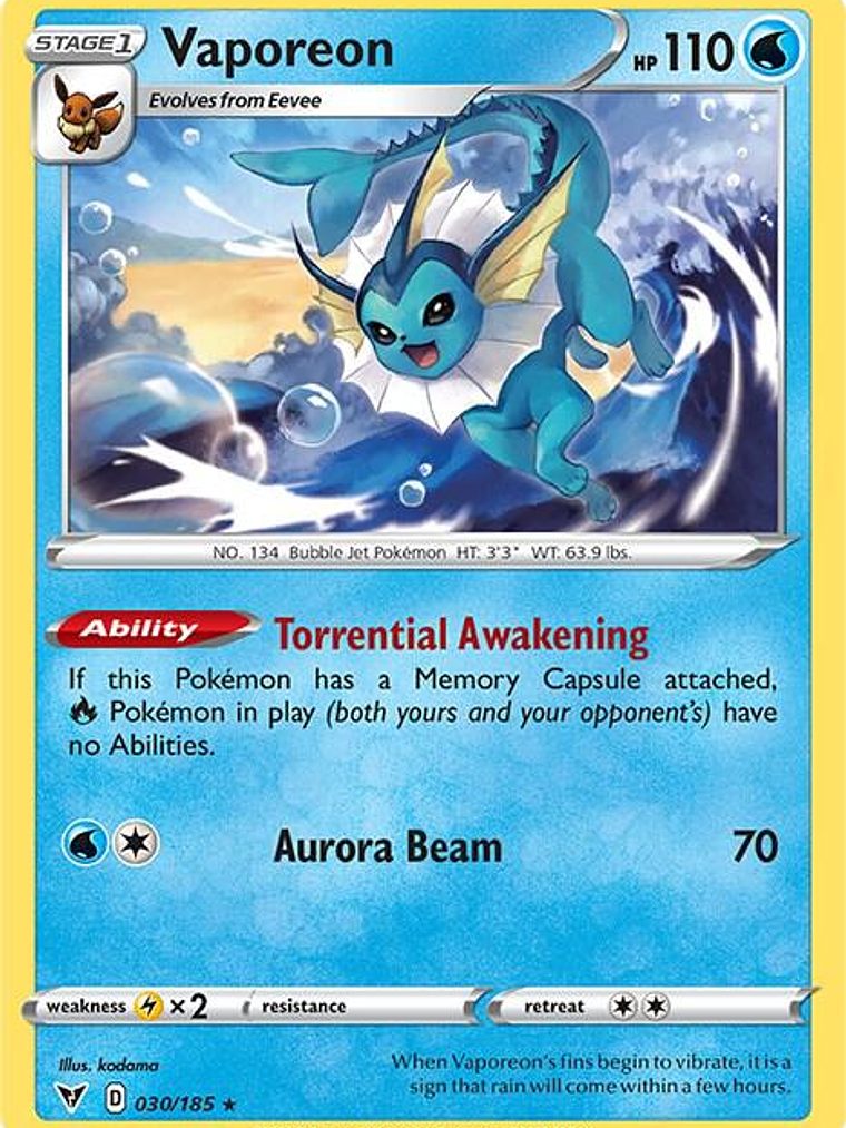 Vaporeon #030 1
