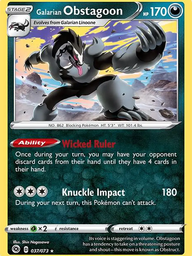 Galarian Obstagoon #37 1