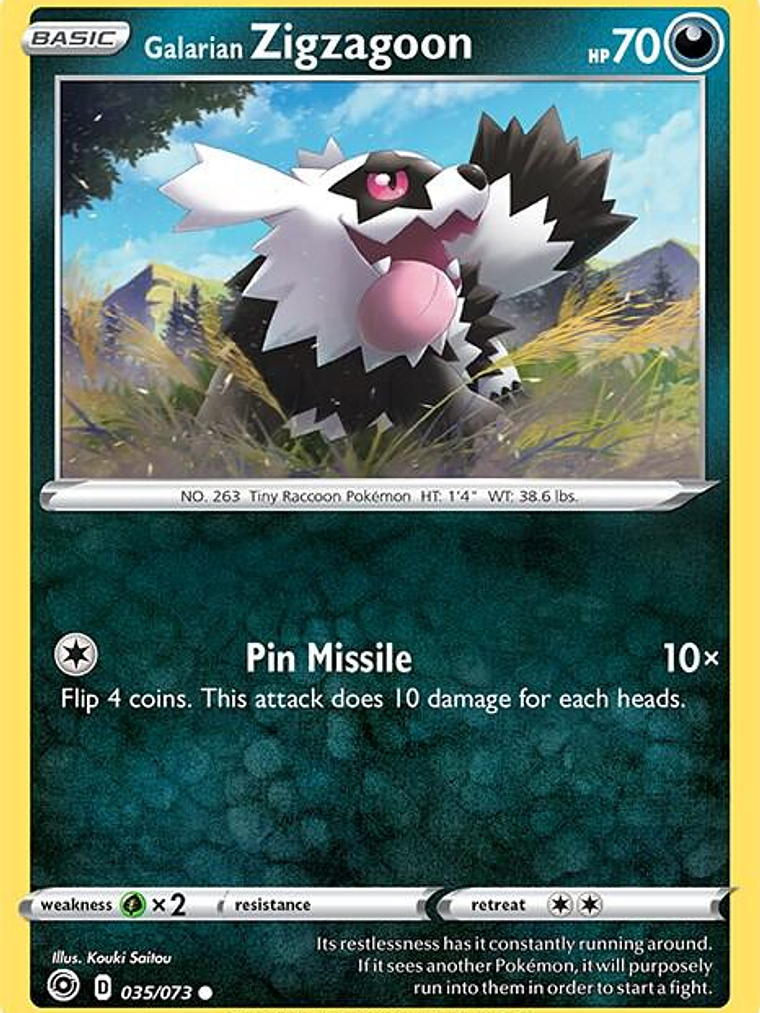 Galarian Zigzagoon #35 1
