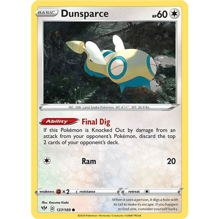 Dunsparce #137 1