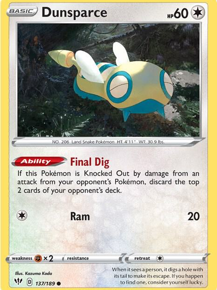 Dunsparce #137 1
