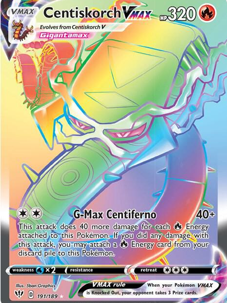 Centiskorch VMAX #191 1