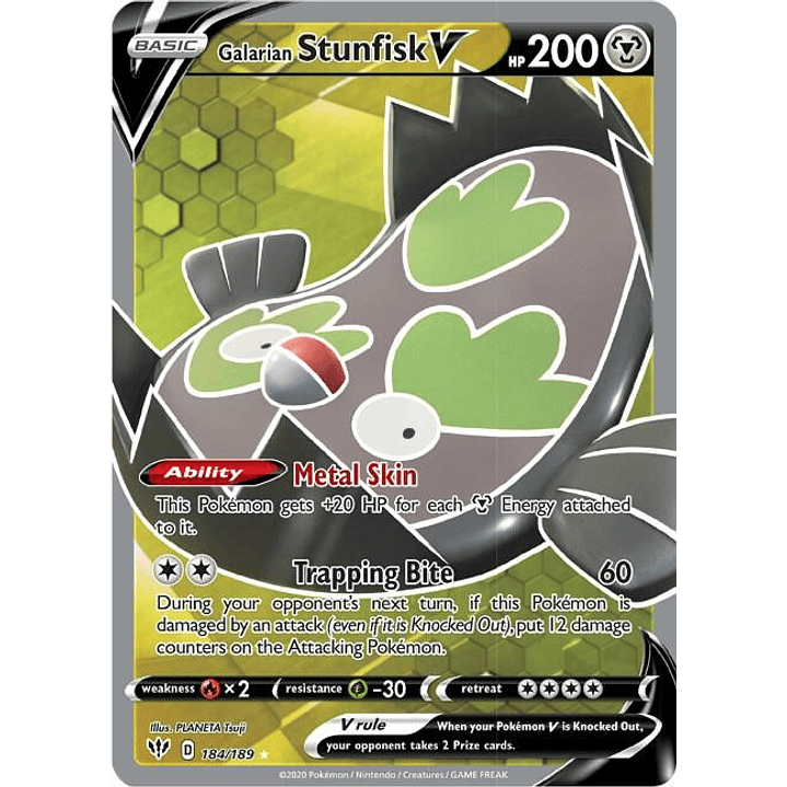 Galarian Stunfisk V #184 1