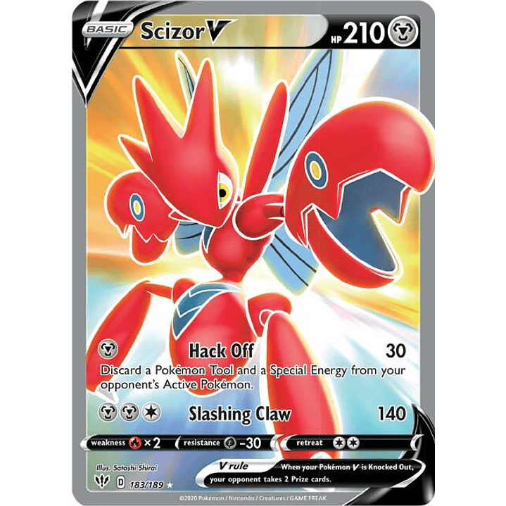 Scizor V #183 1