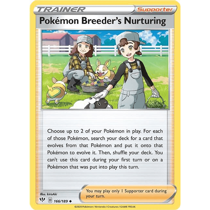 Pokémon Breeder's Nurturing #166 1