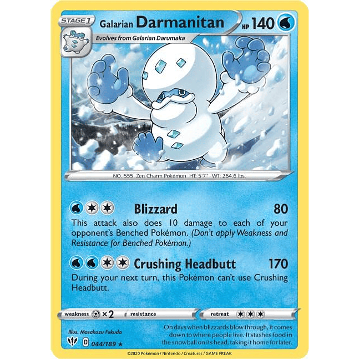Galarian Darmanitan #044 1