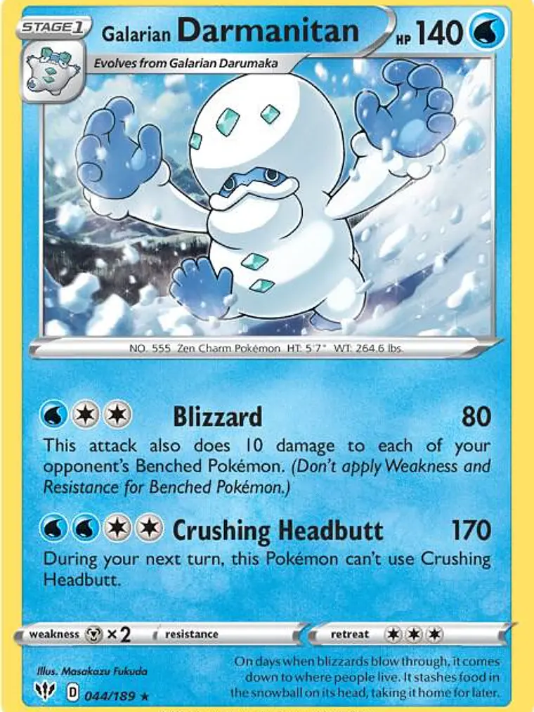 Galarian Darmanitan #044 1