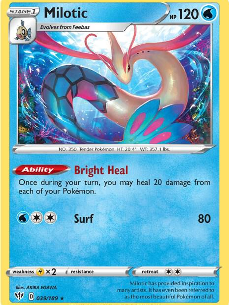 Milotic #039 1