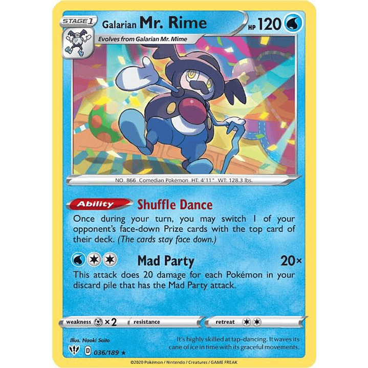 Galarian Mr. Rime #036 1
