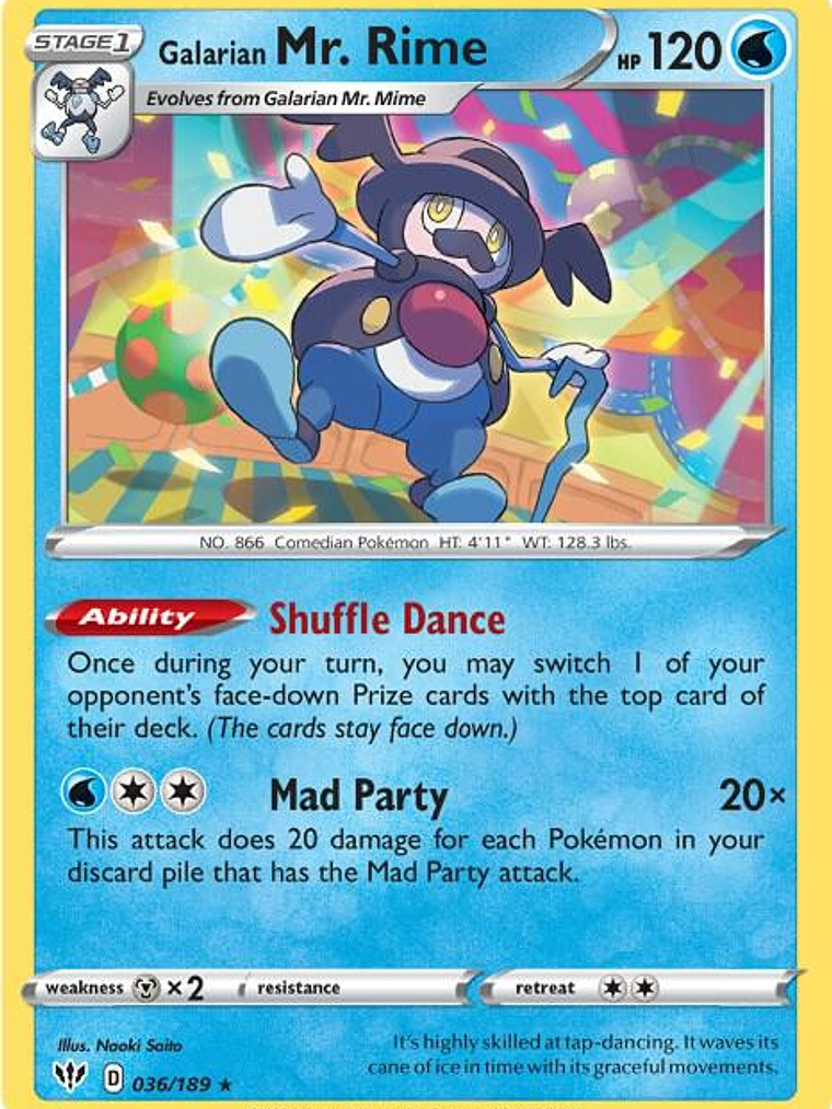 Galarian Mr. Rime #036 1