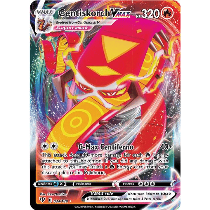 Centiskorch VMAX #034 1