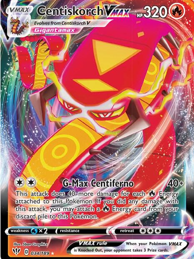 Centiskorch VMAX #034 1