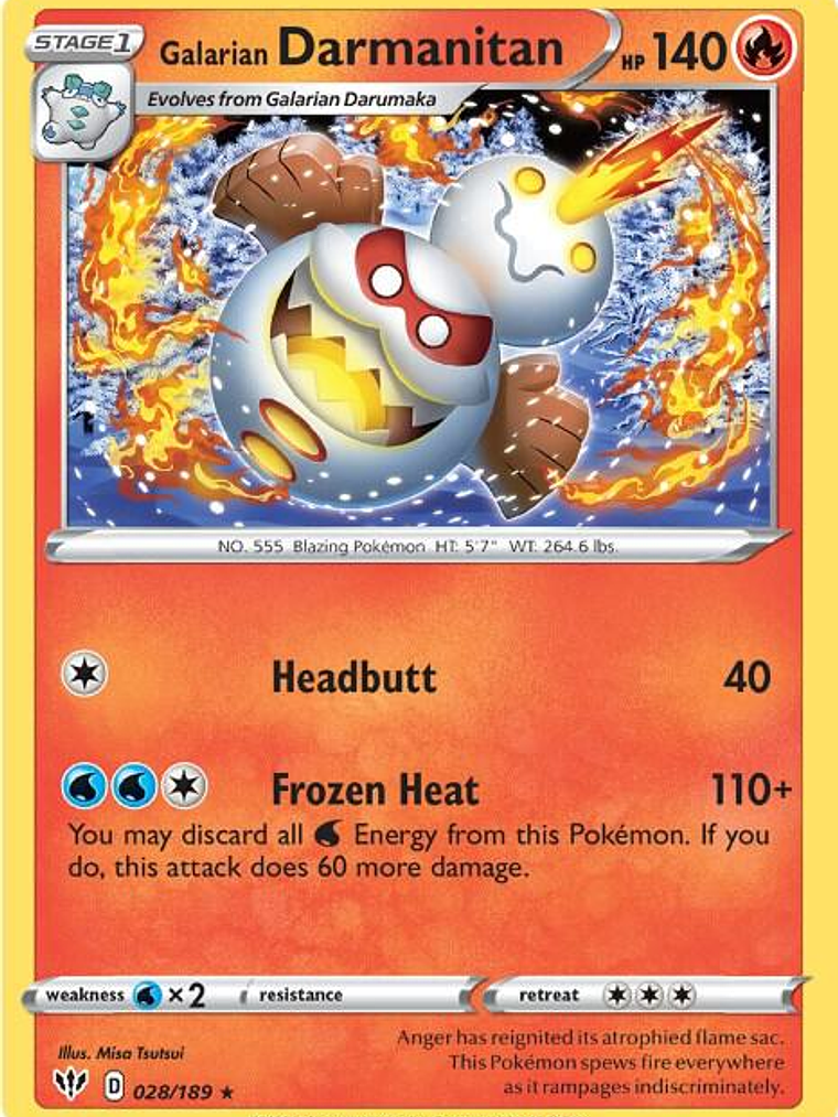 Galarian Darmanitan #028 1