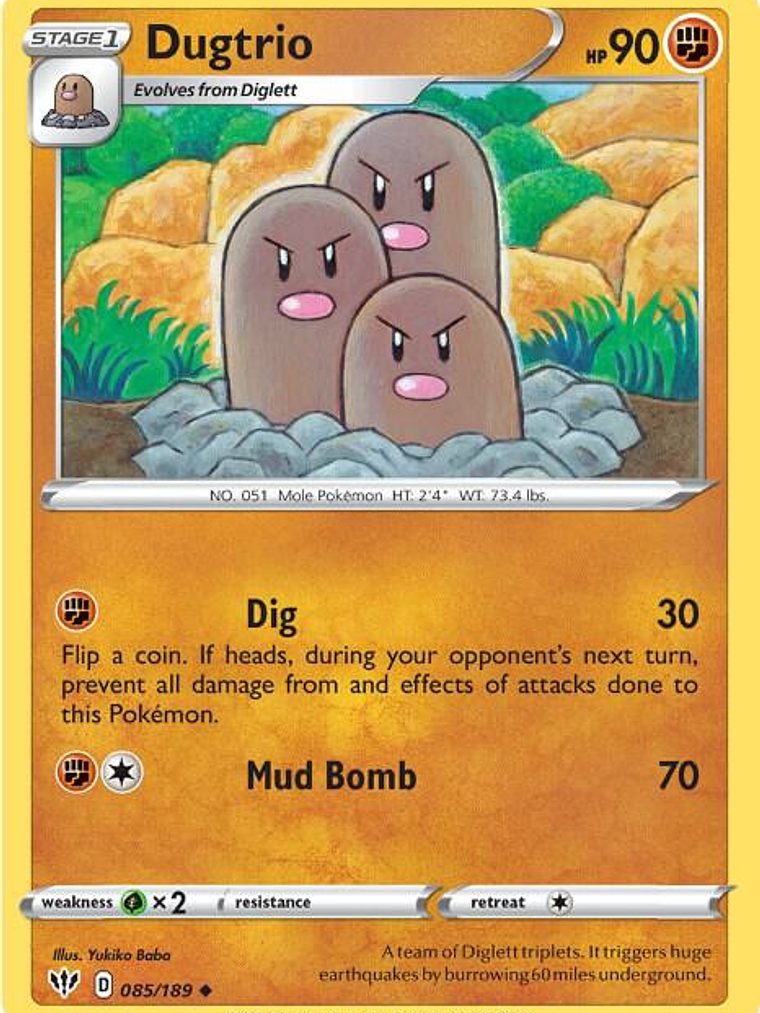 Dugtrio #085 1
