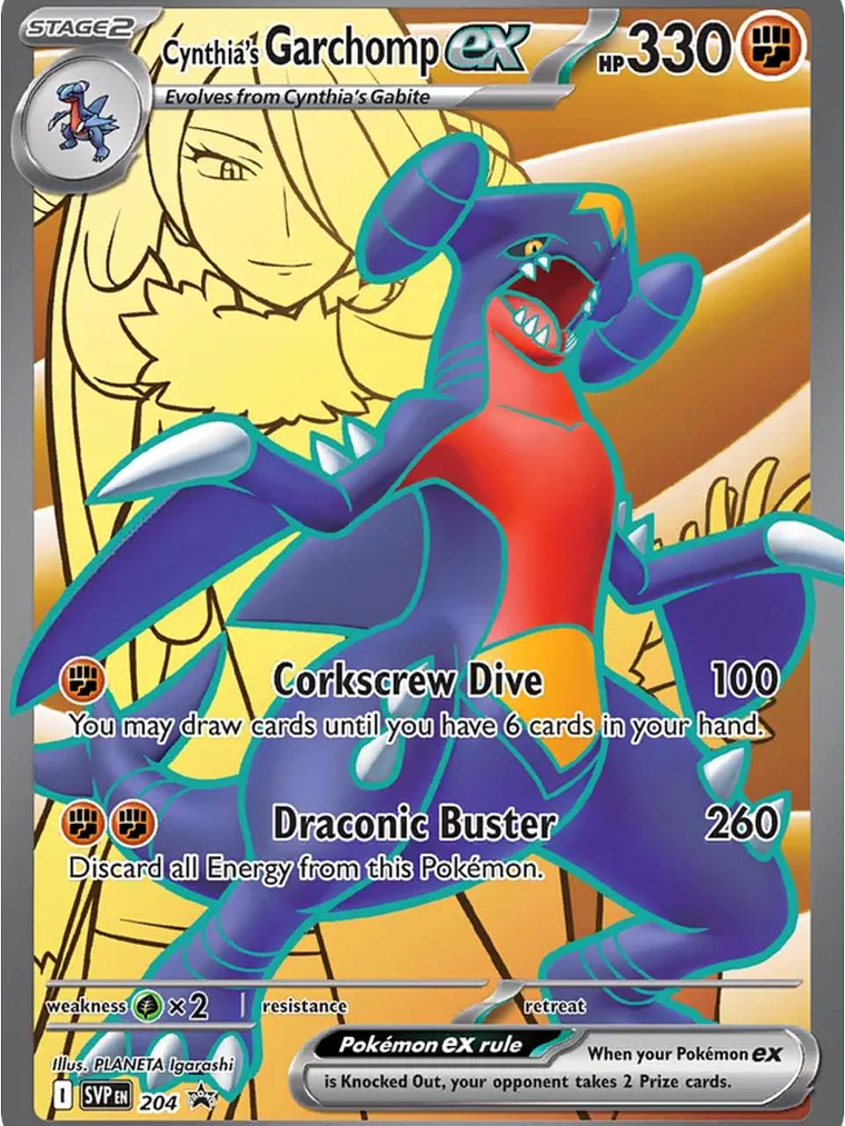 Cynthia's Garchomp ex #204 1